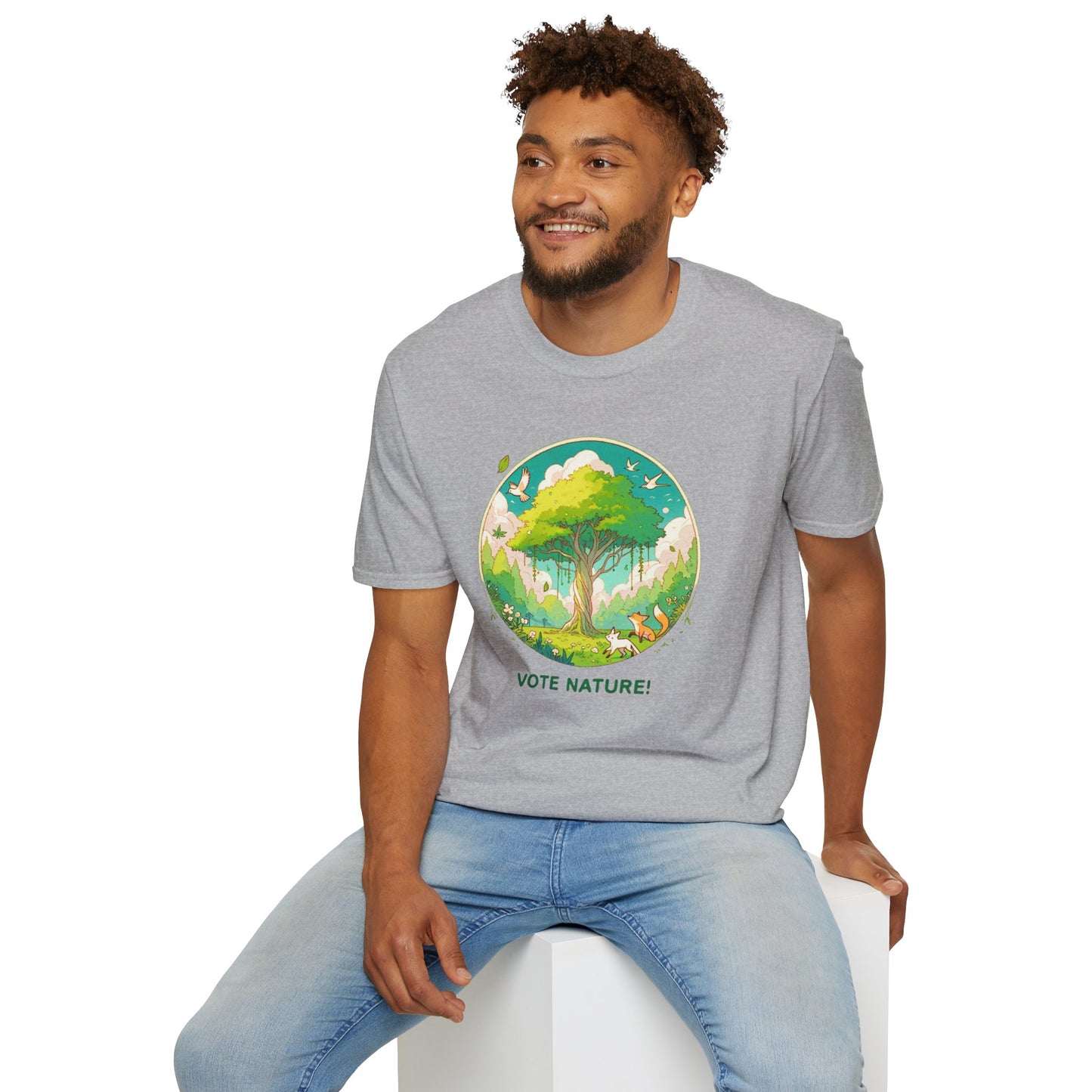 Vote Nature! Inspirational Statement Soft Style T-Shirt |unisex| Show You Care! Political Shirt!