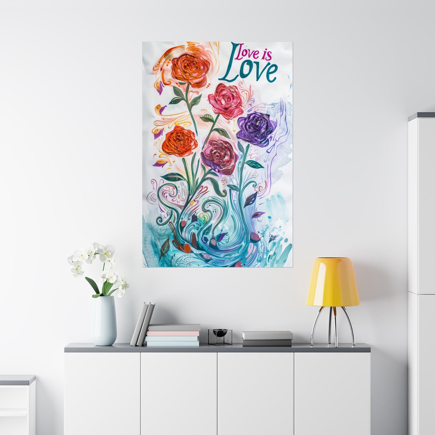 Love is Love Matte Poster Gorgeous Wall Art for Home Office or Dorm Decor