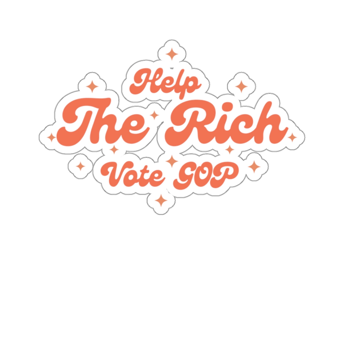 Help the Rich Vote GOP Sticker