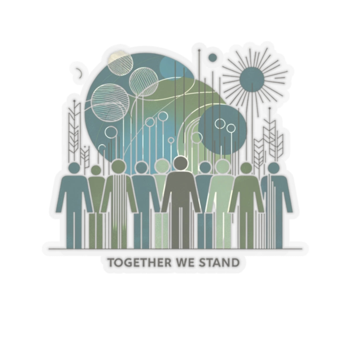 Together We Stand Stickers