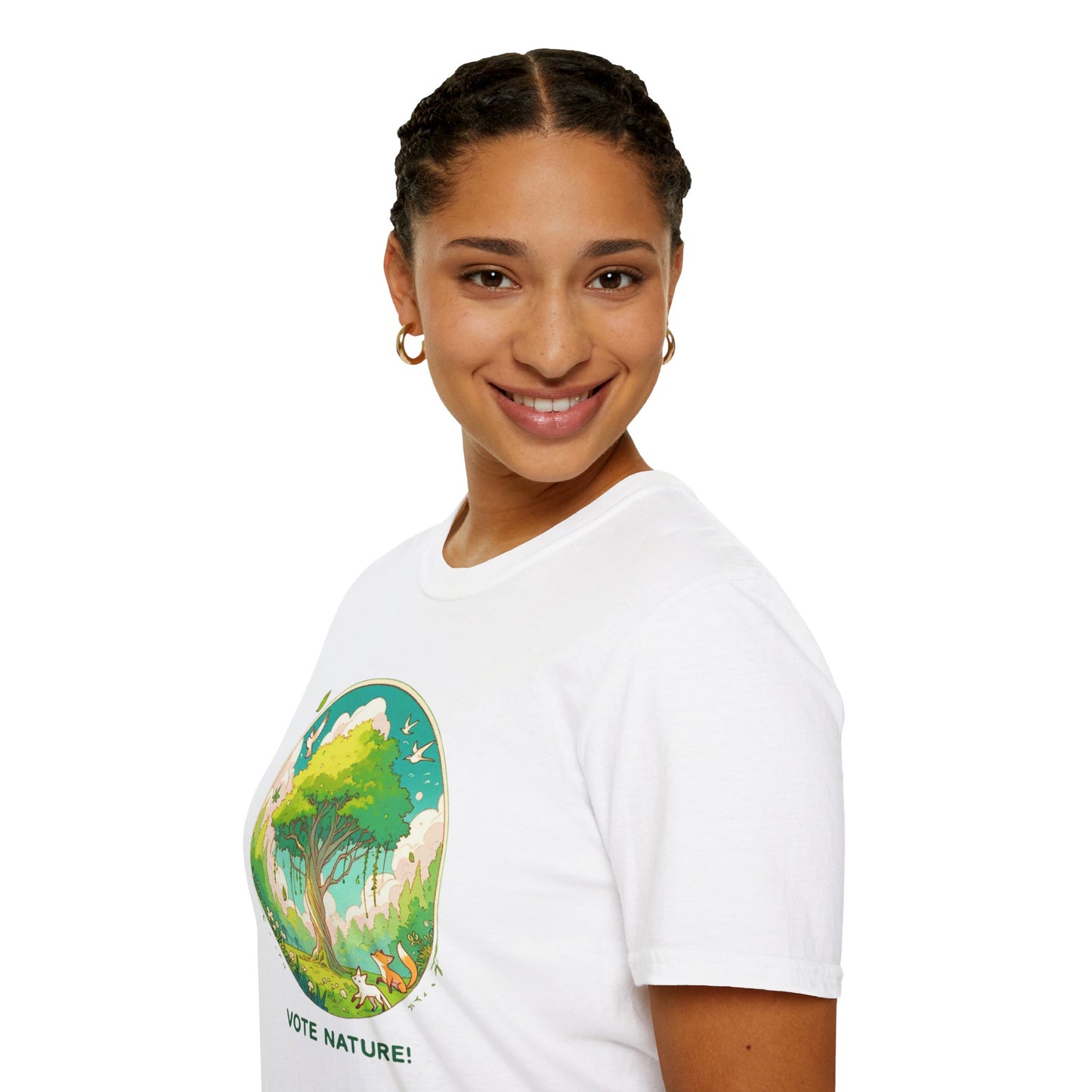 Vote Nature! Inspirational Statement Soft Style T-Shirt |unisex| Show You Care! Political Shirt!