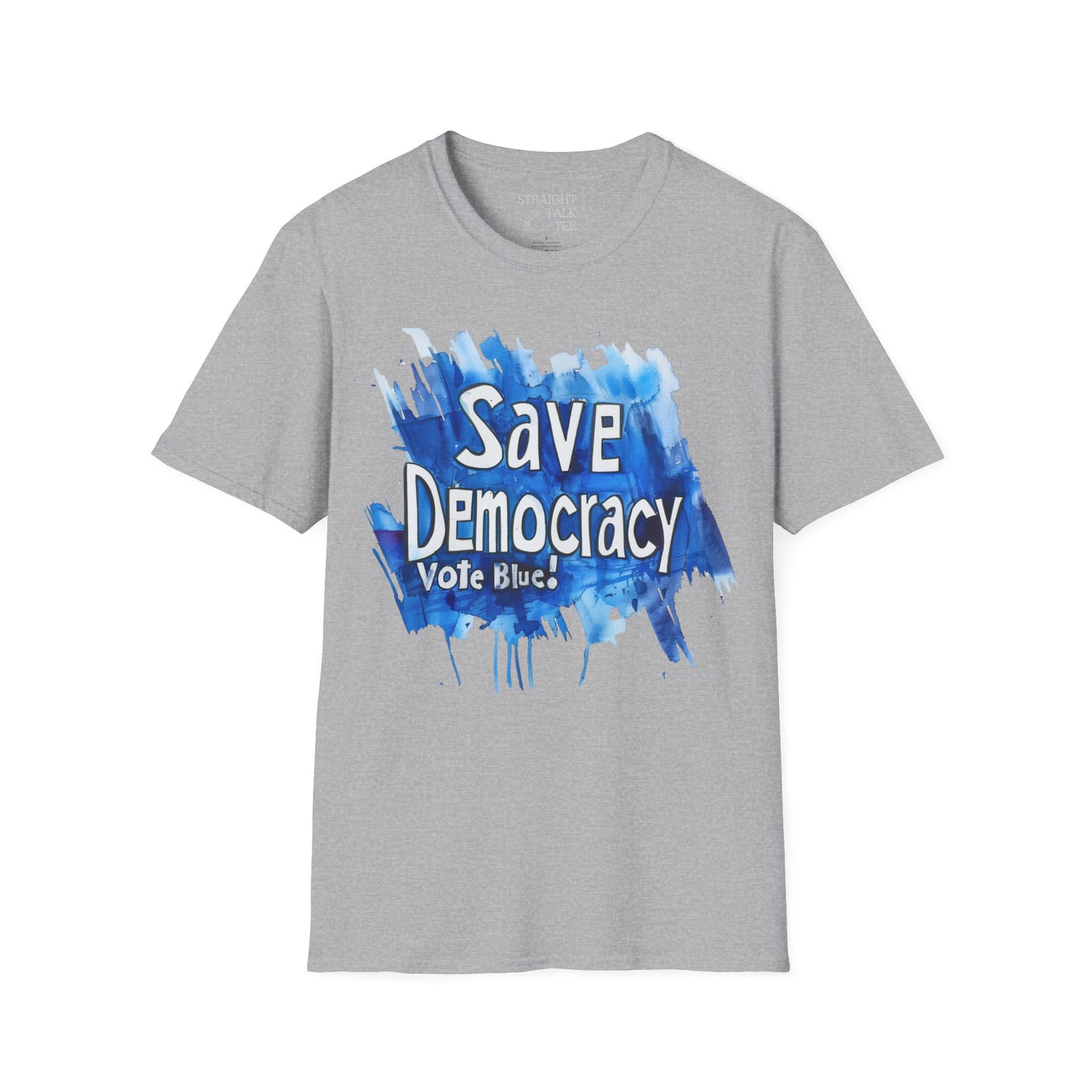 Save Democarcy Vote Blue t-shirt Speak Loudly and Save Democracy Political Shirt