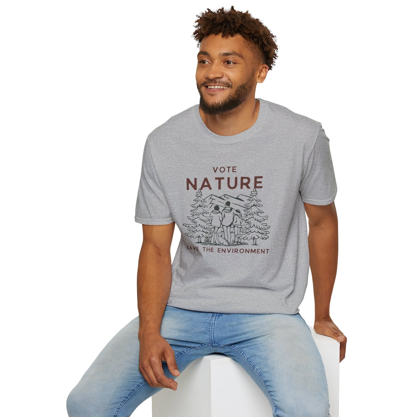 Vote Nature Save the Environment Statement Soft Style t-shirt |unisex| Political Shirt, Once Nature is Gone What's Left?