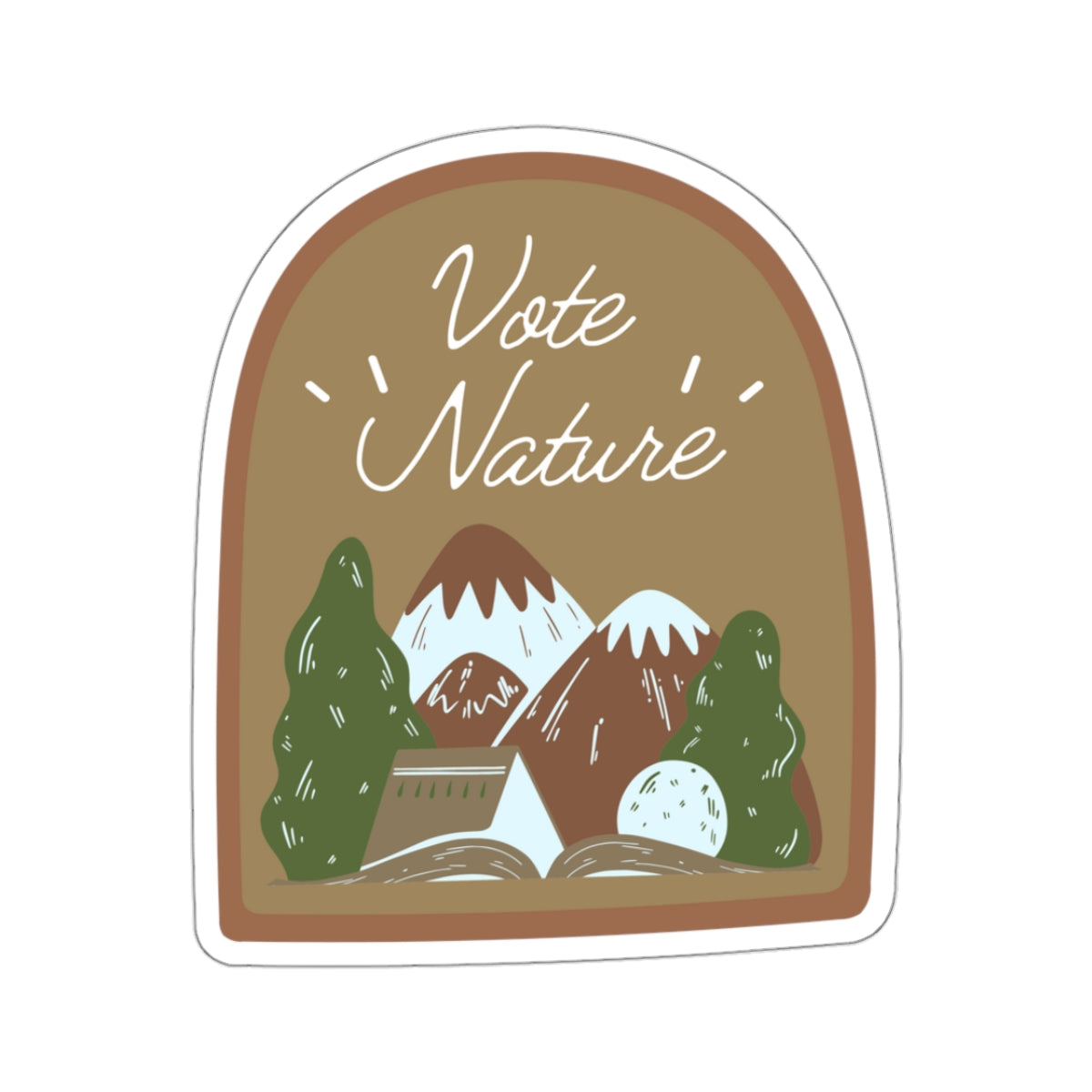 Vote Nature v2 Sticker