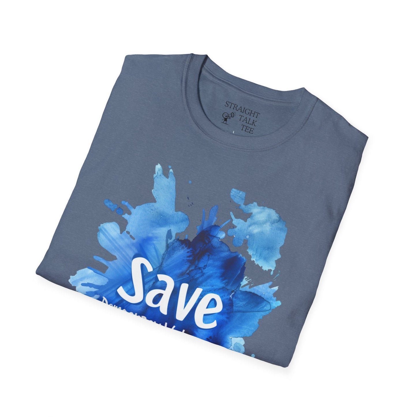 Save Democracy Vote Blue! Statement Soft-Style t-shirt |unisex| Political Shirt Show you Care! Activism, Inspire Others and Speak Your Mind