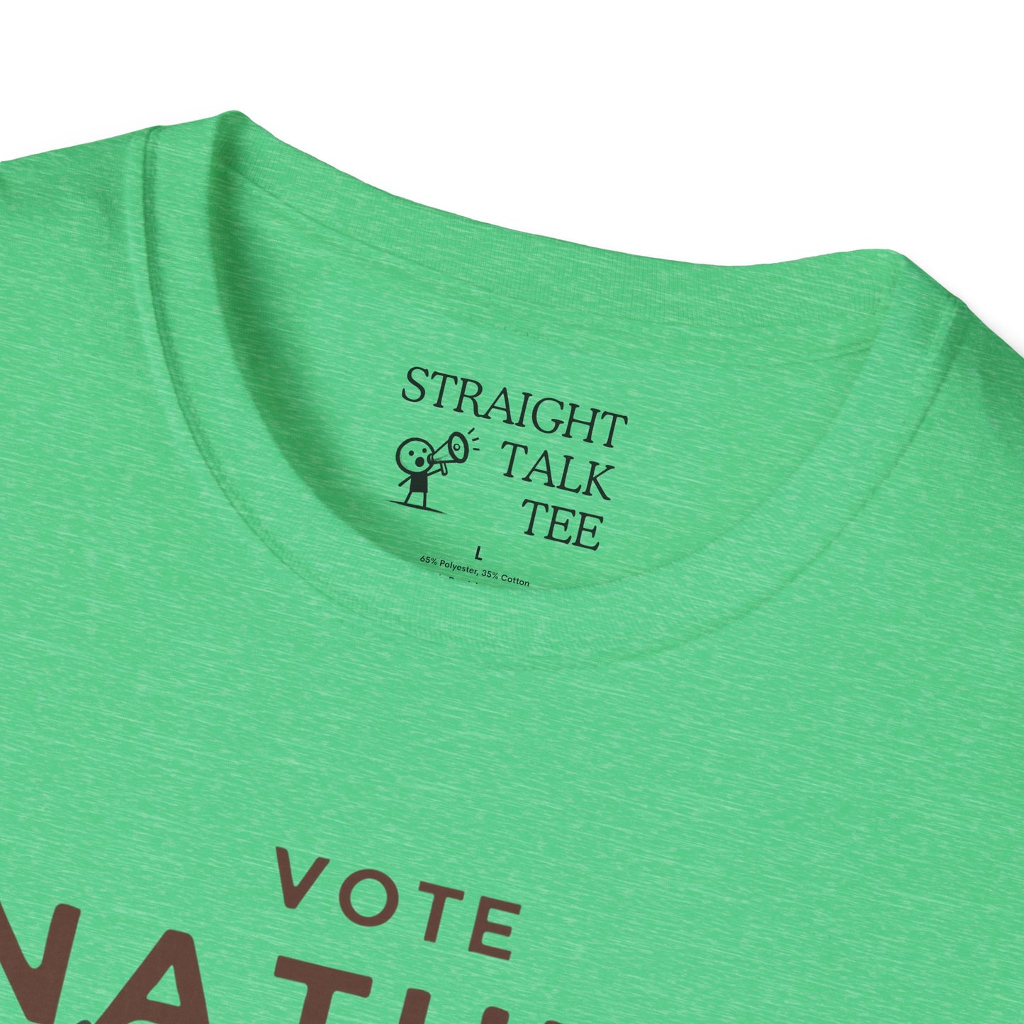 Vote Nature Save the Environment Statement Soft Style t-shirt |unisex| Political Shirt, Once Nature is Gone What's Left?