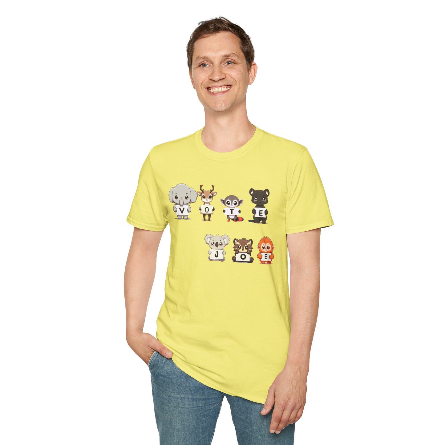 Vote Joe! All the Cuteness! Inspiring Statement Soft Style t-shirt |unisex| Minimalist Protest, Resistance, Activism! Spell it out! Show You Care!