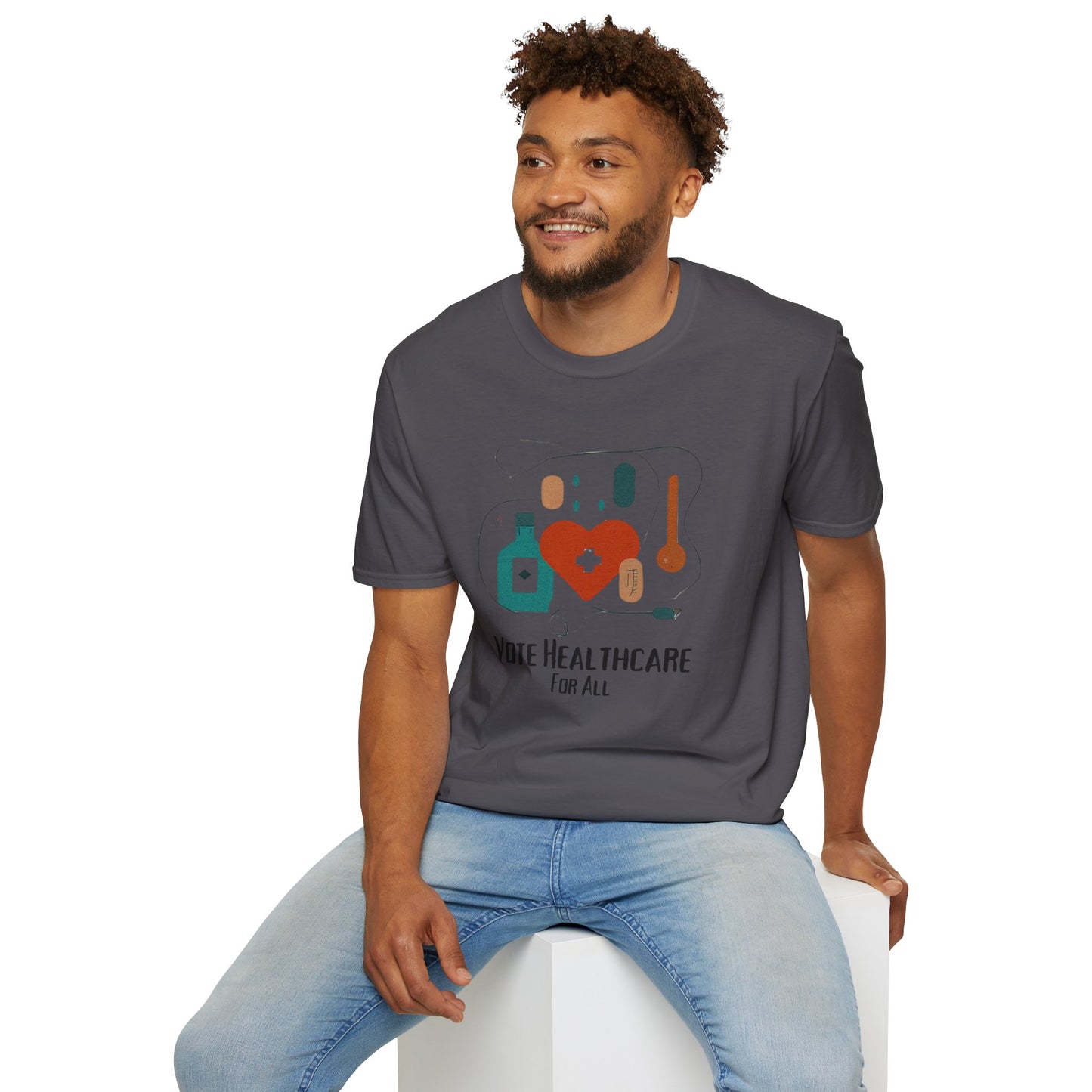 Vote Healthcare for All! Statement Soft-Style t-shirt |unisex| Political Shirt that Shows You Care!