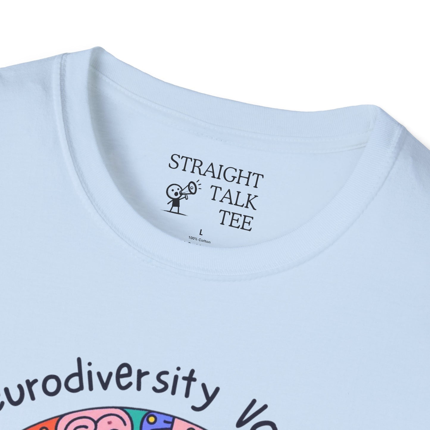 Neurodiversity Voter! Inspiring Statement Soft Style t-shirt |unisex| Whimsical Community, Show You Care! Activism!