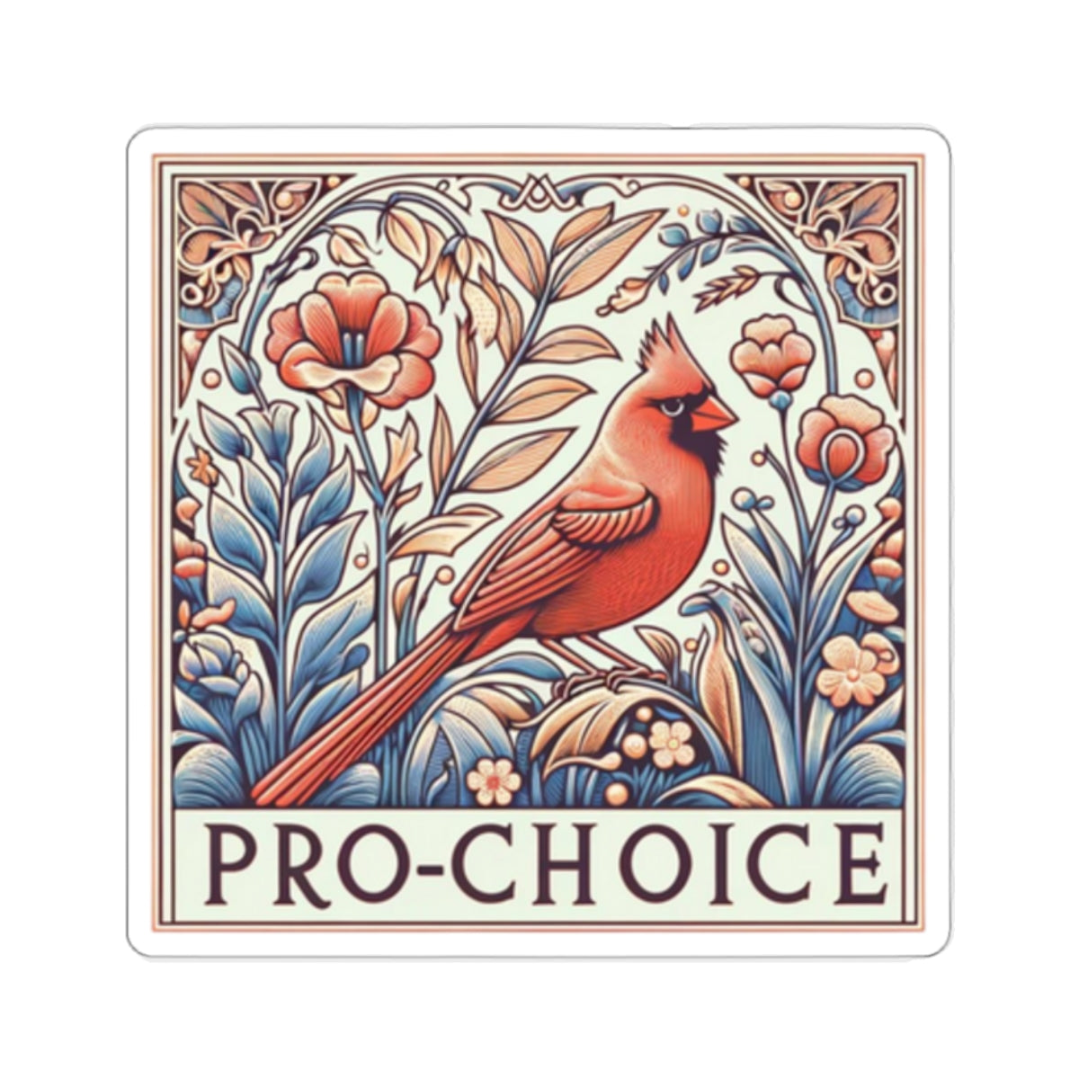 Bold Statement vinyl Sticker/Decal: Pro Choice! for laptop, kindle, phone, ipad, instrument case, notebook, mood board, or wall