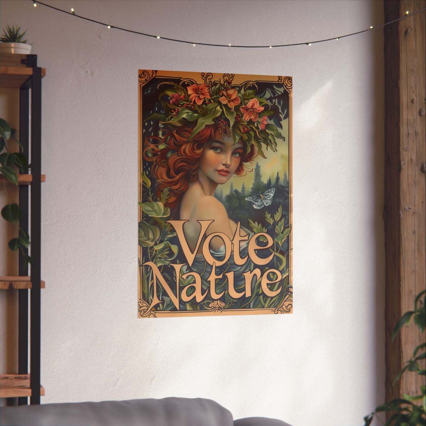 Vote Nature Matte Poster Political Statement Wall Art for Home Office or Dorm Decor Environmentalism Never Looked so Good!