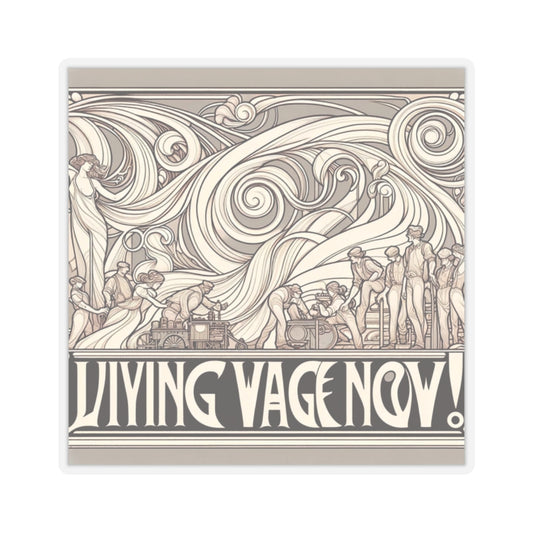 Living Wage Now! v6 Stickers