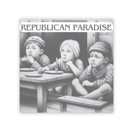 Republican Paradise Hunger Sticker