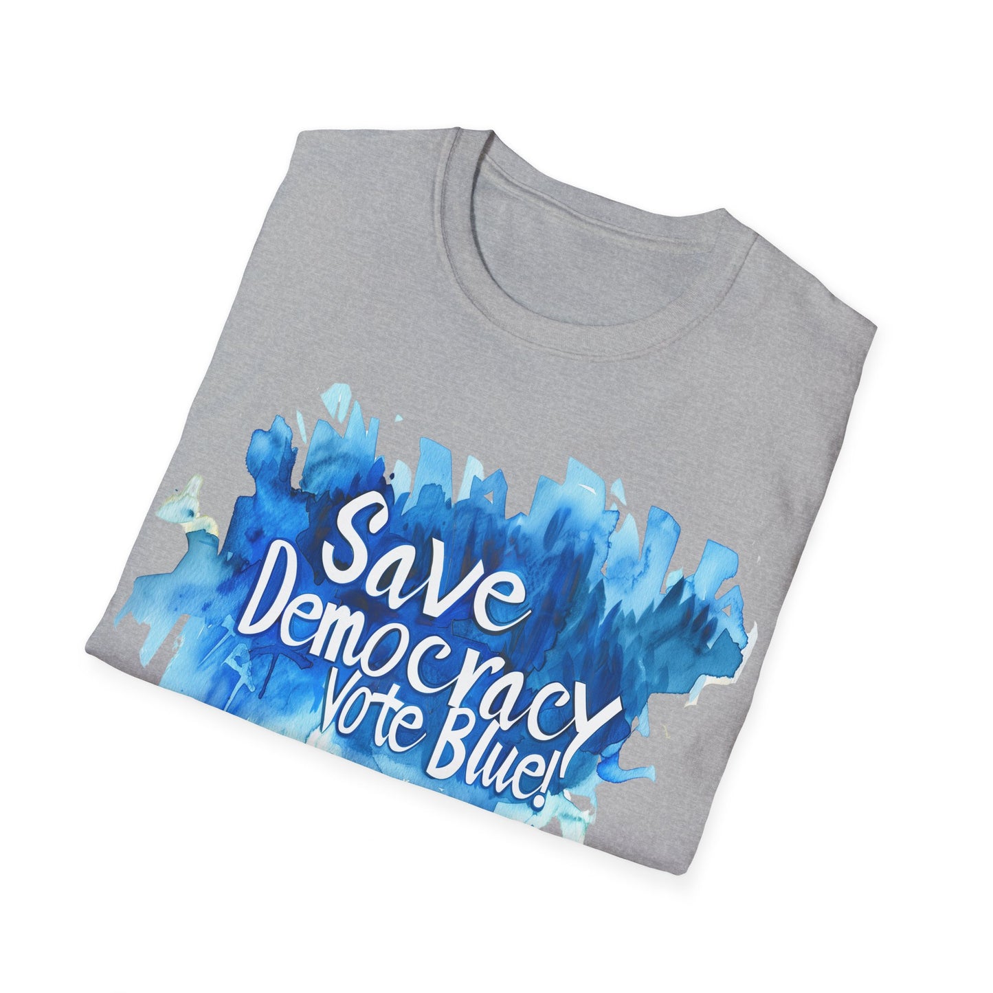 Save Democarcy Vote Blue t-shirt Political Statement Shirt