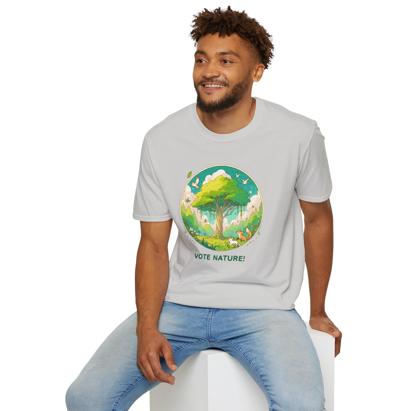 Vote Nature! Inspirational Statement Soft Style T-Shirt |unisex| Show You Care! Political Shirt!