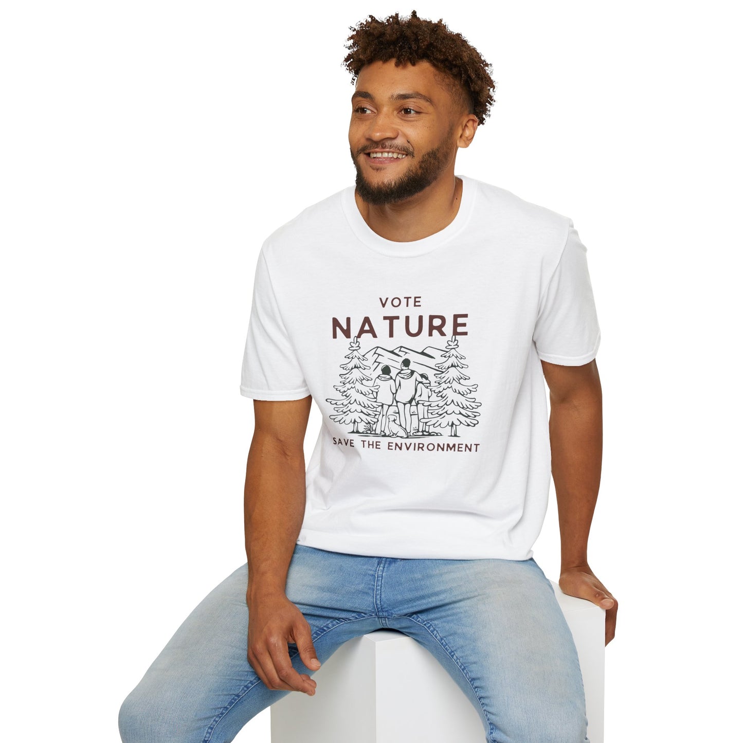 Vote Nature Save the Environment Statement Soft Style t-shirt |unisex| Political Shirt, Once Nature is Gone What's Left?