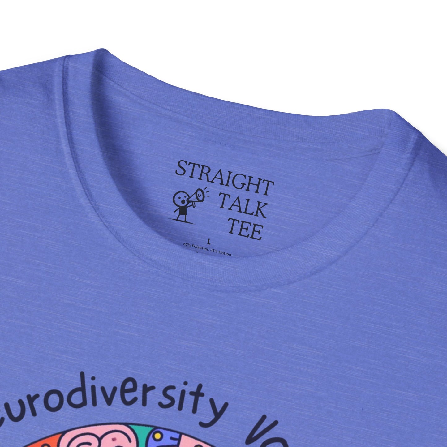 Neurodiversity Voter! Inspiring Statement Soft Style t-shirt |unisex| Whimsical Community, Show You Care! Activism!