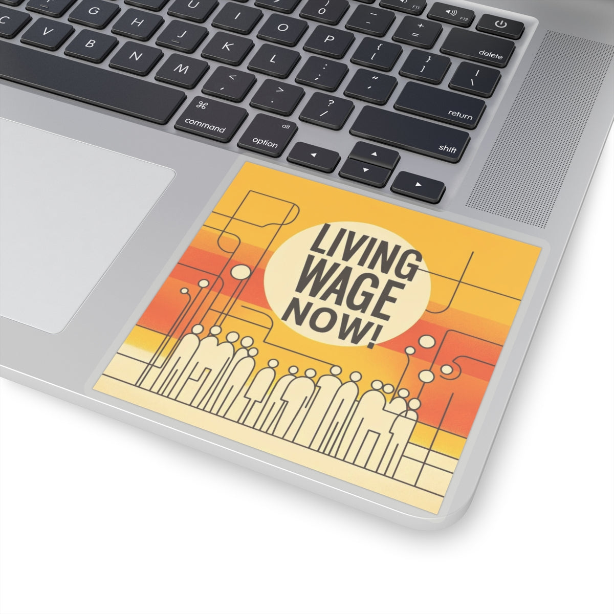 Living Wage Now! v4 Stickers
