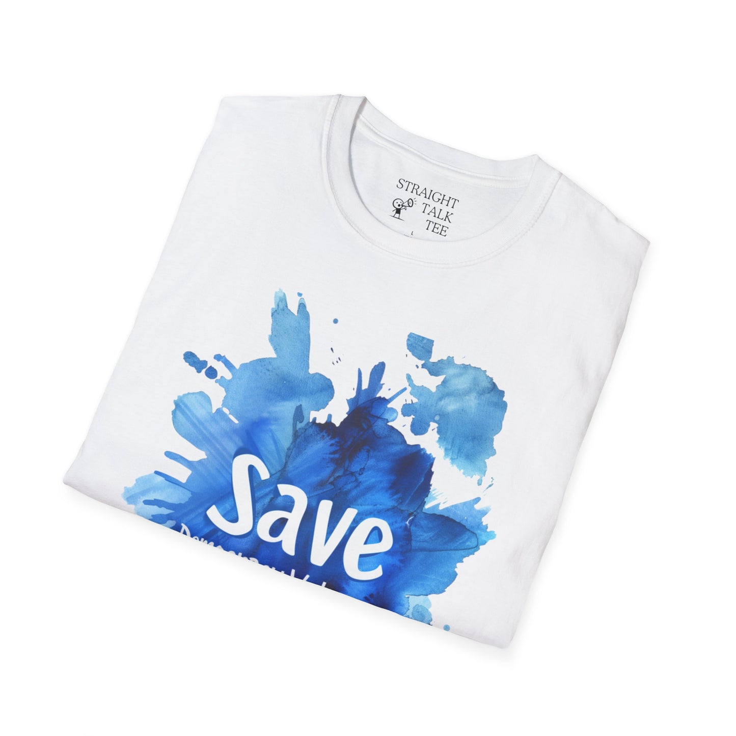 Save Democracy Vote Blue! Statement Soft-Style t-shirt |unisex| Political Shirt Show you Care! Activism, Inspire Others and Speak Your Mind