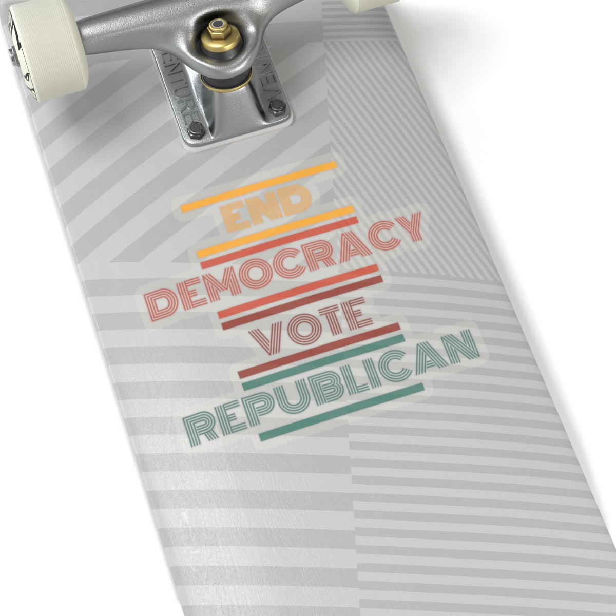 End Democracy Vote Republican Sticker