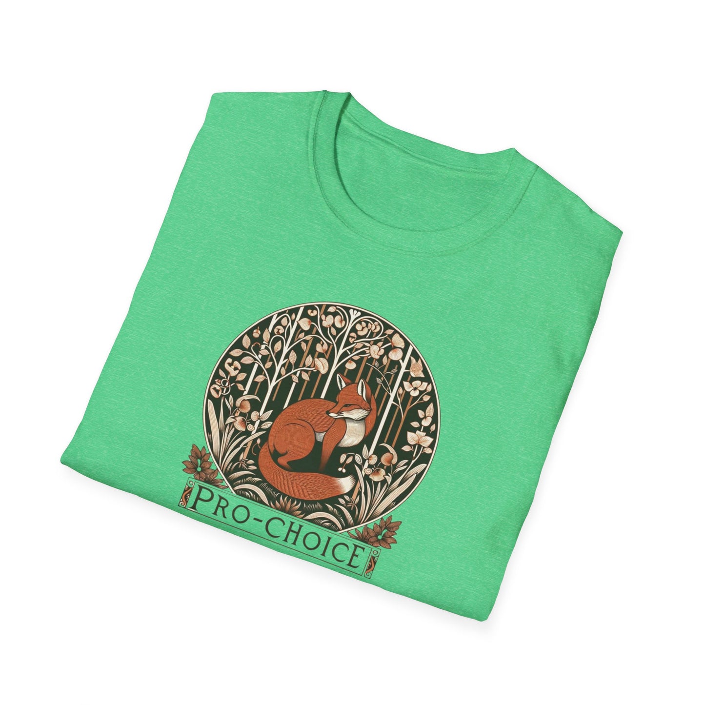 Bold Statement T-Shirt: Pro-Choice! William Morris Inspired