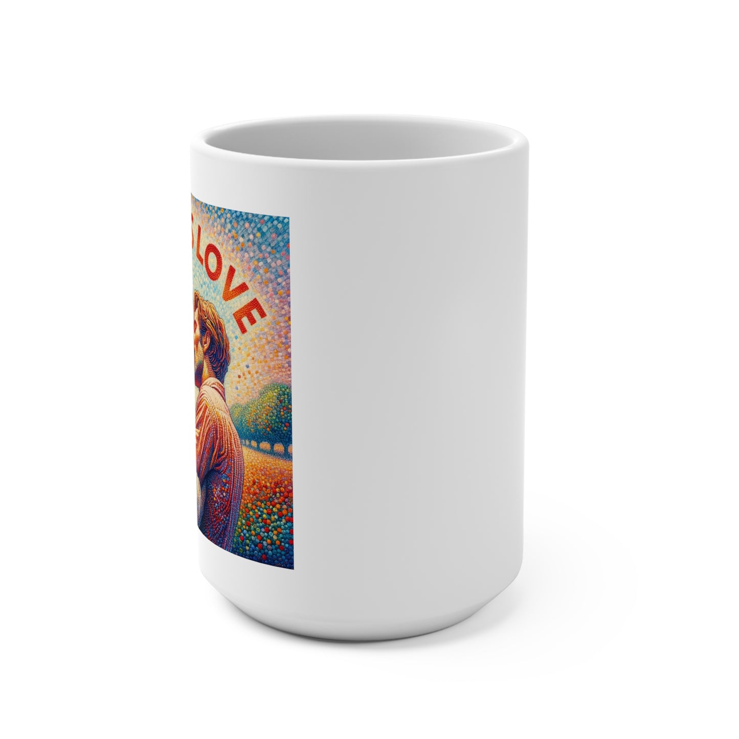 Bold Statement Mug 15oz: Love is Love