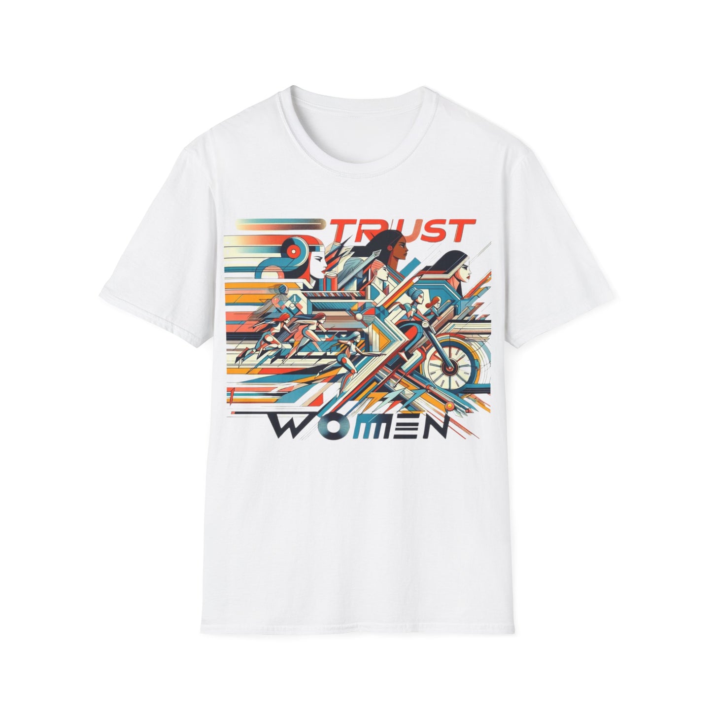 Bold Statement Softstyle T-Shirt: Trust Women!  (Slim Fit)