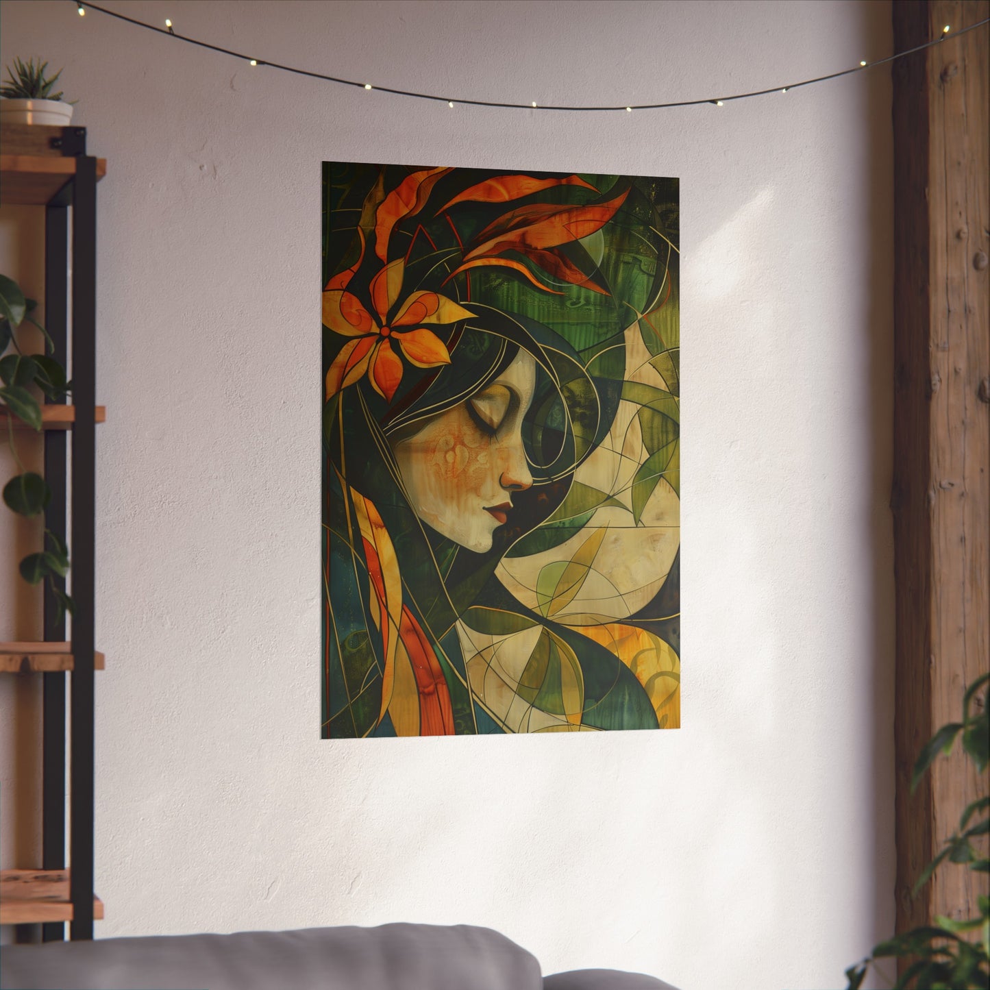 Serene Resolve Matte Wall Art Poster for Home Office or Dorm Decor