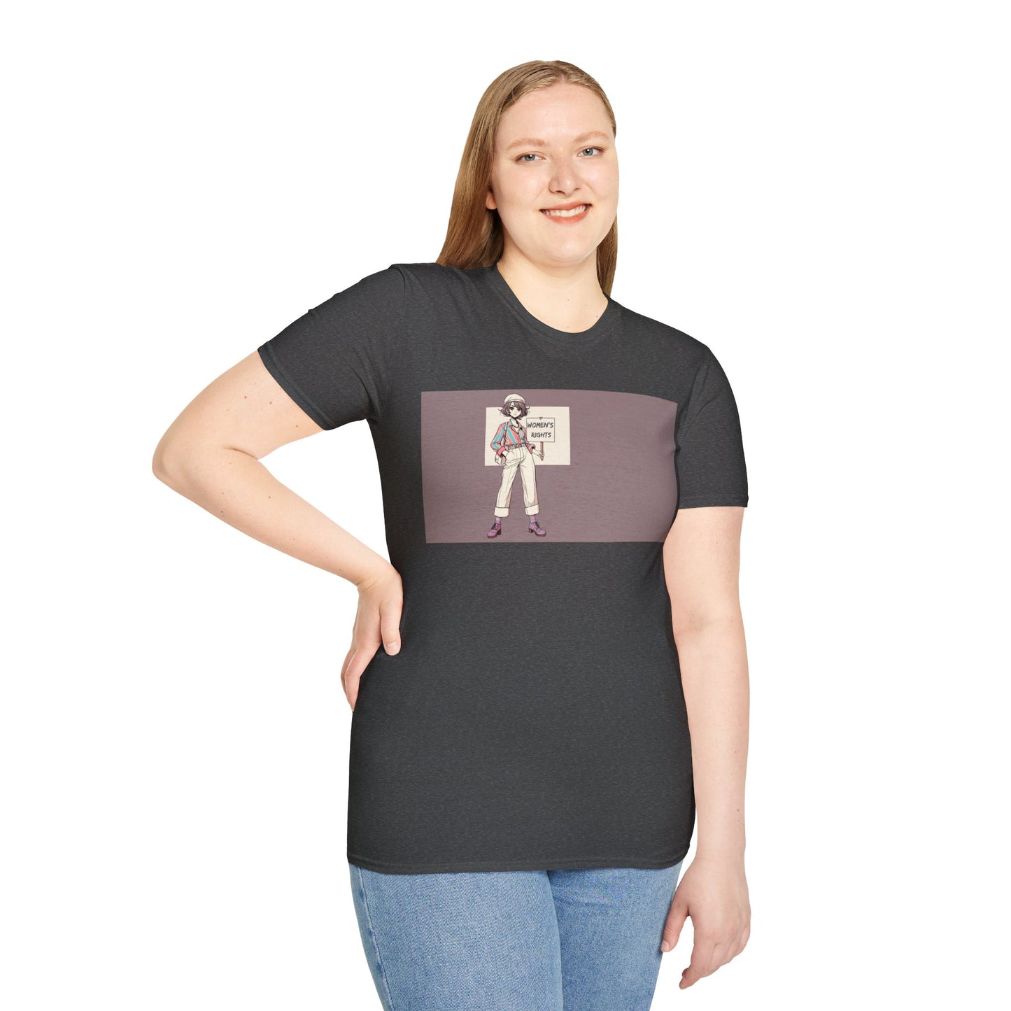 Women's Rights! Bold Uncompromising Statement Soft Style t-shirt |unisex| Chic Activism, Protest Oppression, Demand Equality!