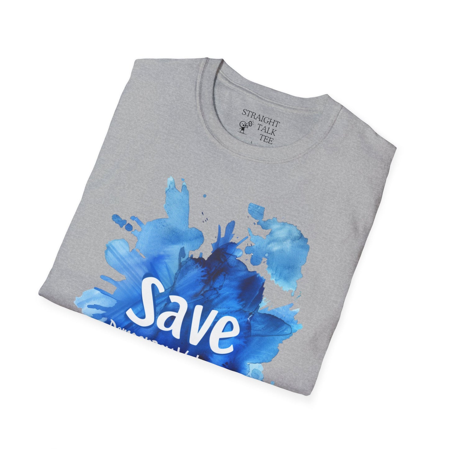 Save Democracy Vote Blue! Statement Soft-Style t-shirt |unisex| Political Shirt Show you Care! Activism, Inspire Others and Speak Your Mind