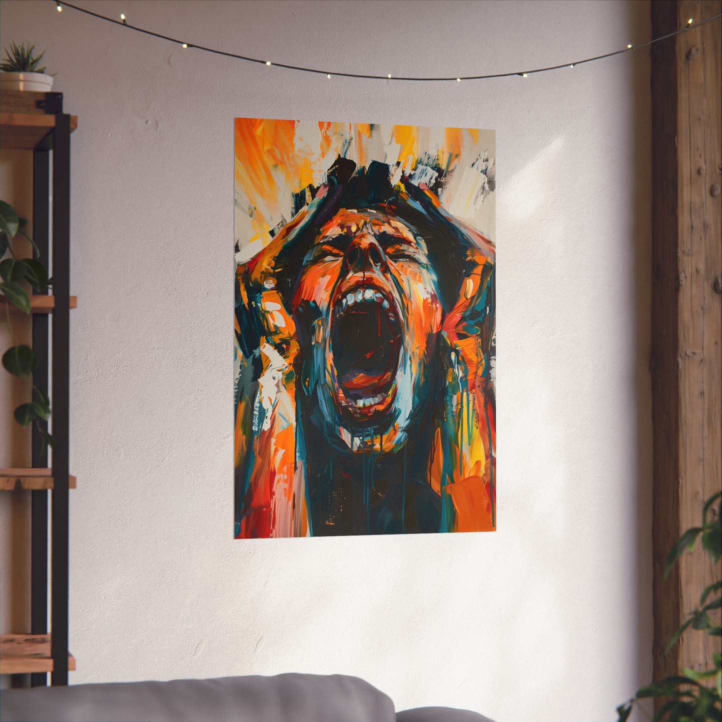 Primal Scream Matte Wall Art Poster for Home Office or Dorm Decor