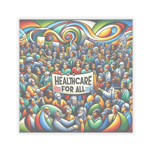 Inspire and Show You Care Sticker: Healthcare for All