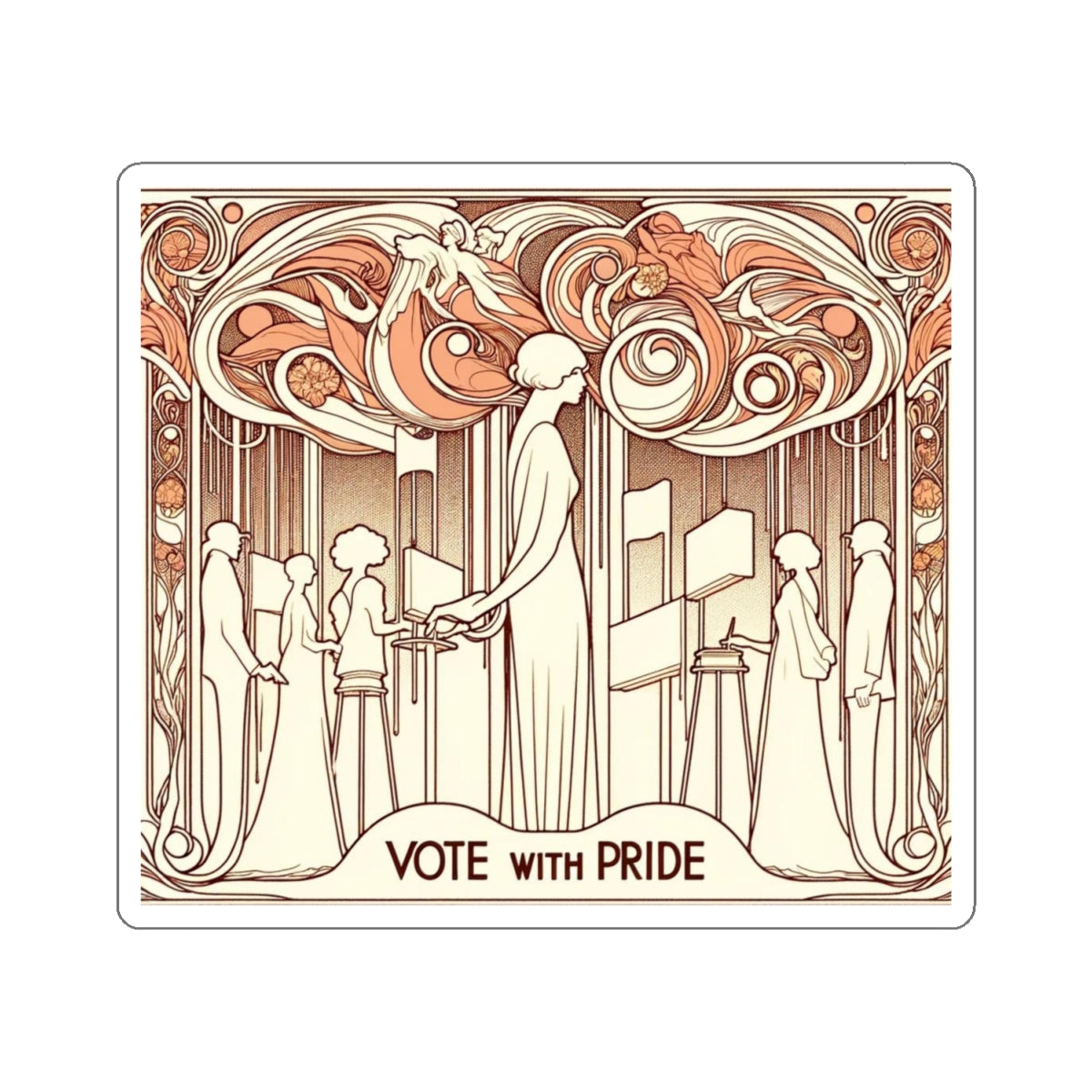 Vote with Pride v3 Stickers