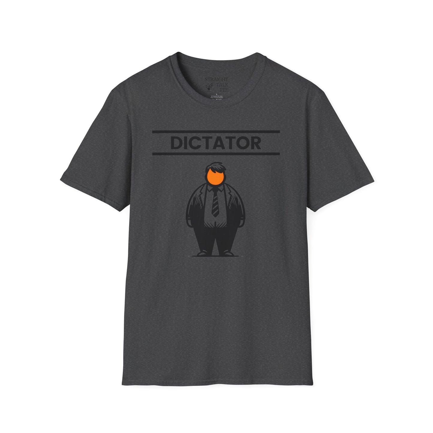 Orange Dictator t-shirt |unisex| Clear Political Statement Funny Caricature | He's Earned the Title