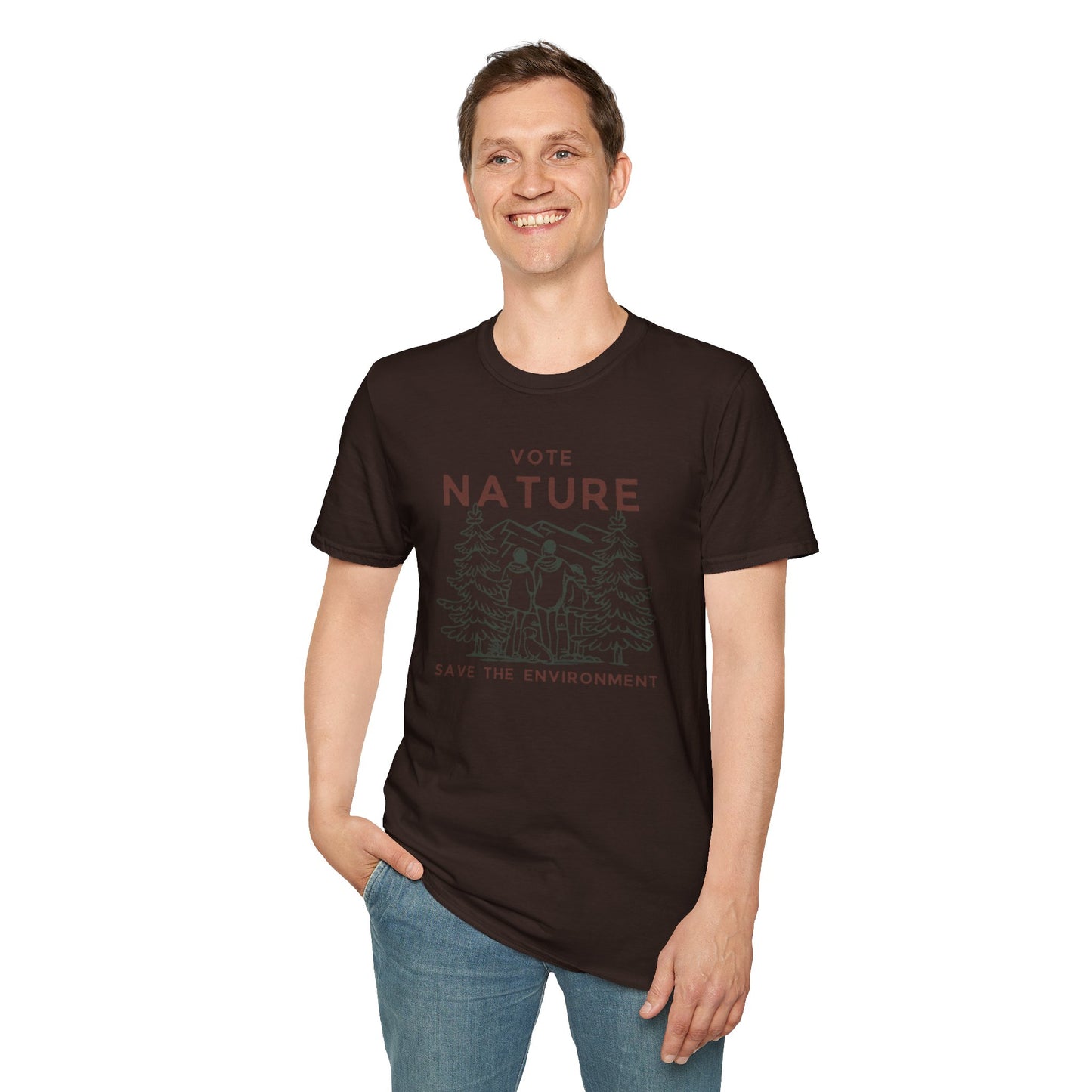 Vote Nature Save the Environment Statement Soft Style t-shirt |unisex| Political Shirt, Once Nature is Gone What's Left?