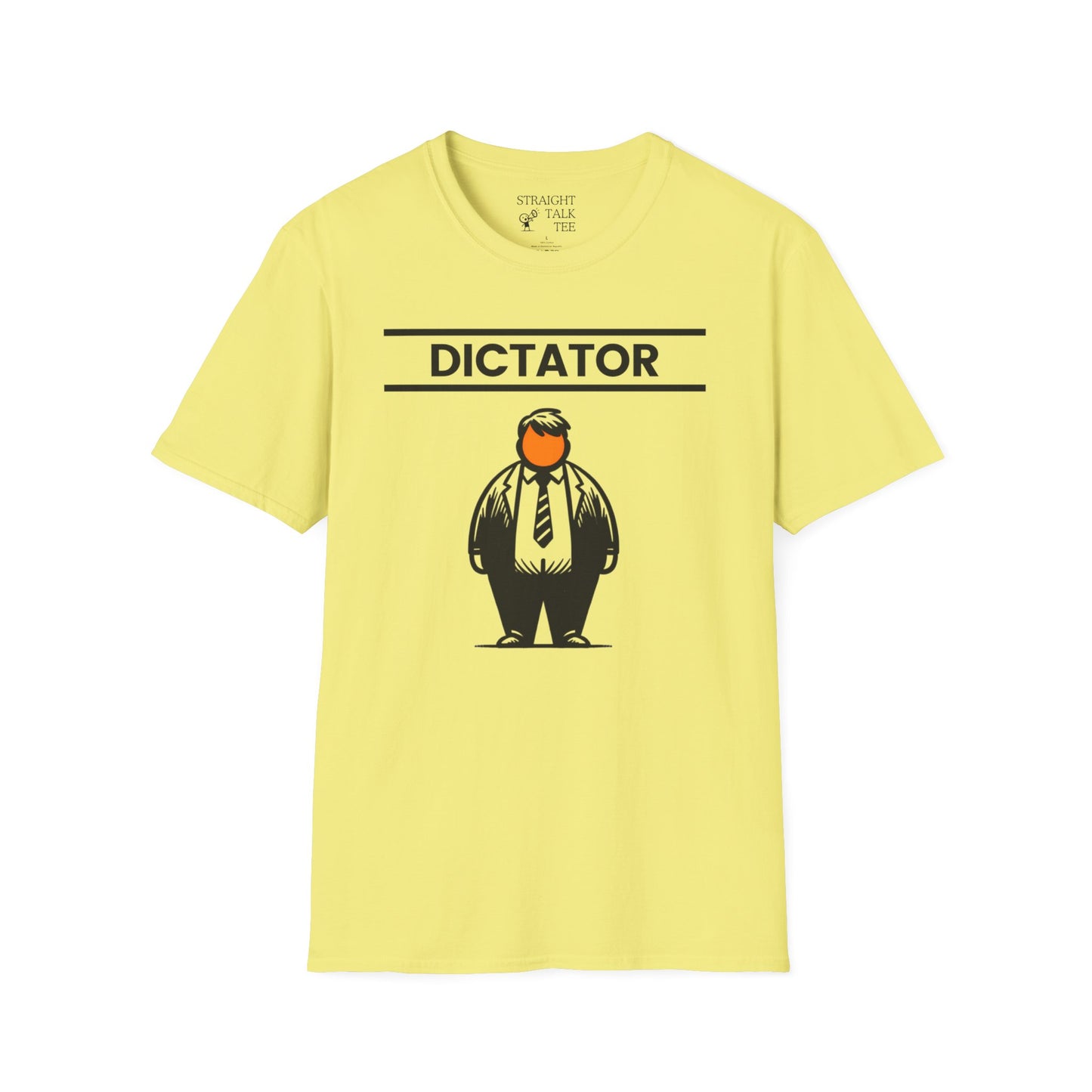 Orange Dictator t-shirt |unisex| Clear Political Statement Funny Caricature | He's Earned the Title