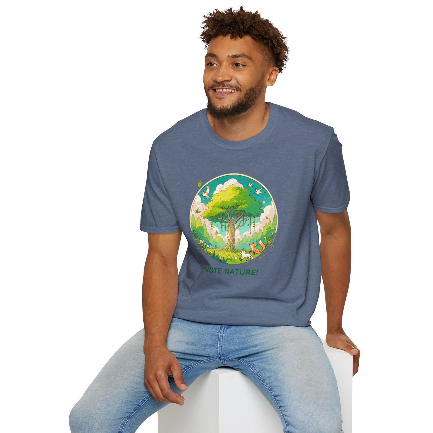 Vote Nature! Inspirational Statement Soft Style T-Shirt |unisex| Show You Care! Political Shirt!