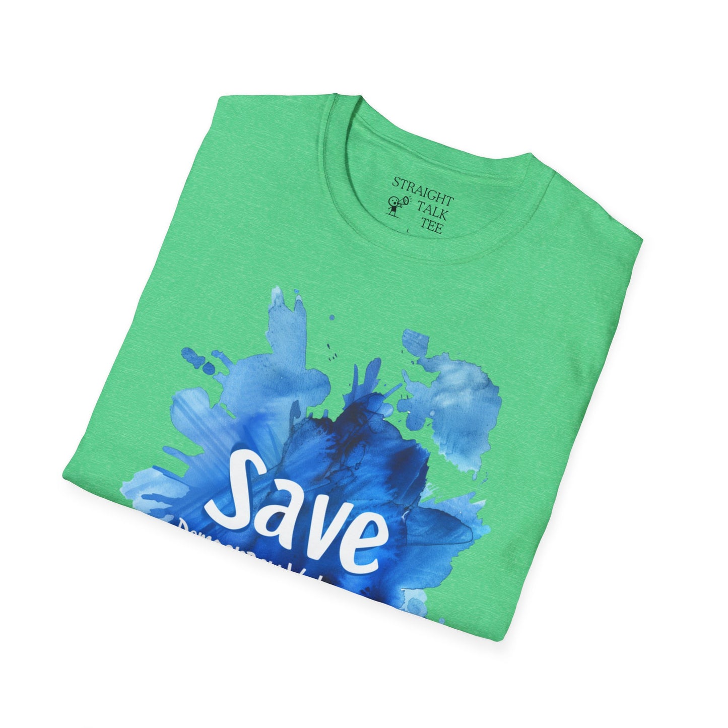 Save Democracy Vote Blue! Statement Soft-Style t-shirt |unisex| Political Shirt Show you Care! Activism, Inspire Others and Speak Your Mind