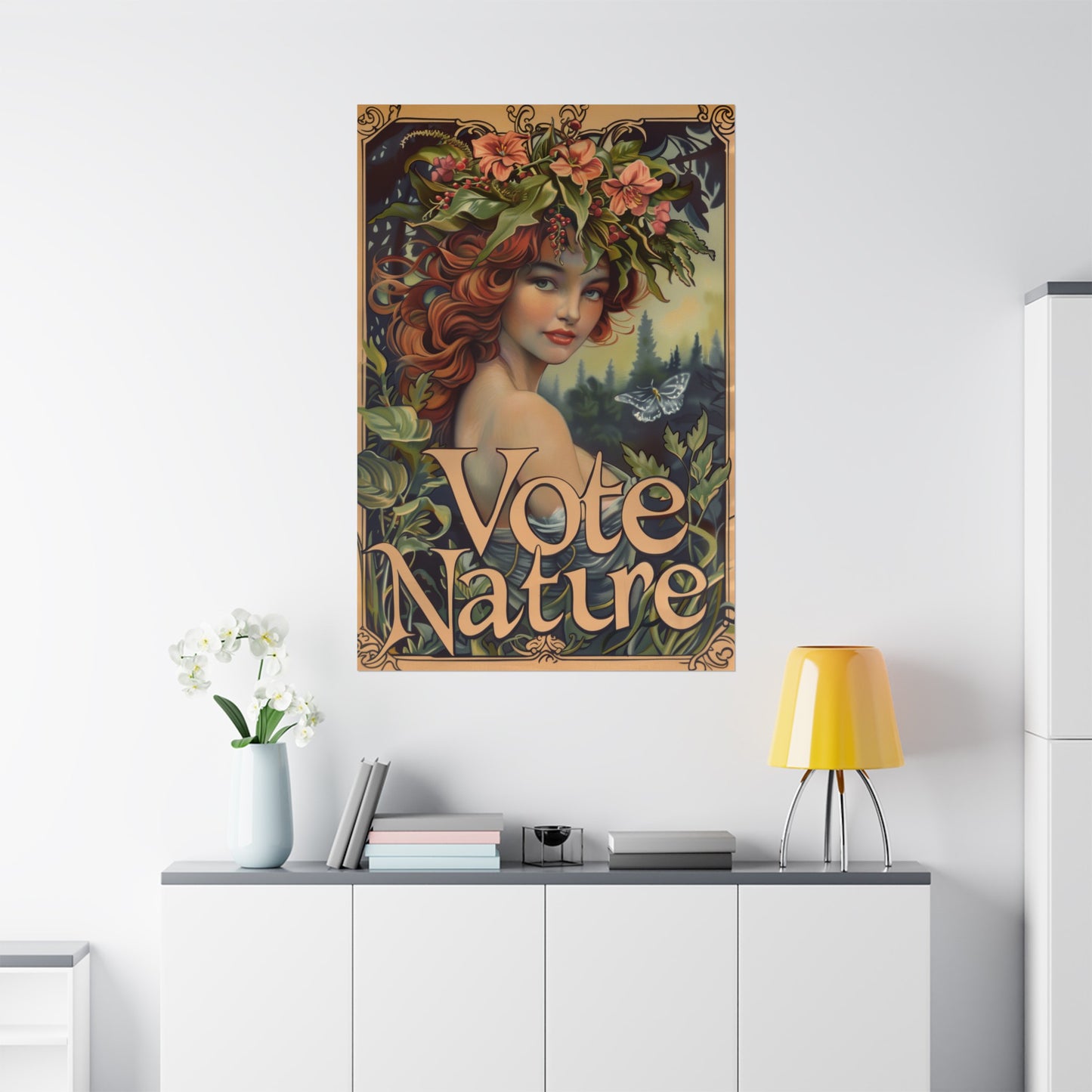 Vote Nature Matte Poster Political Statement Wall Art for Home Office or Dorm Decor Environmentalism Never Looked so Good!