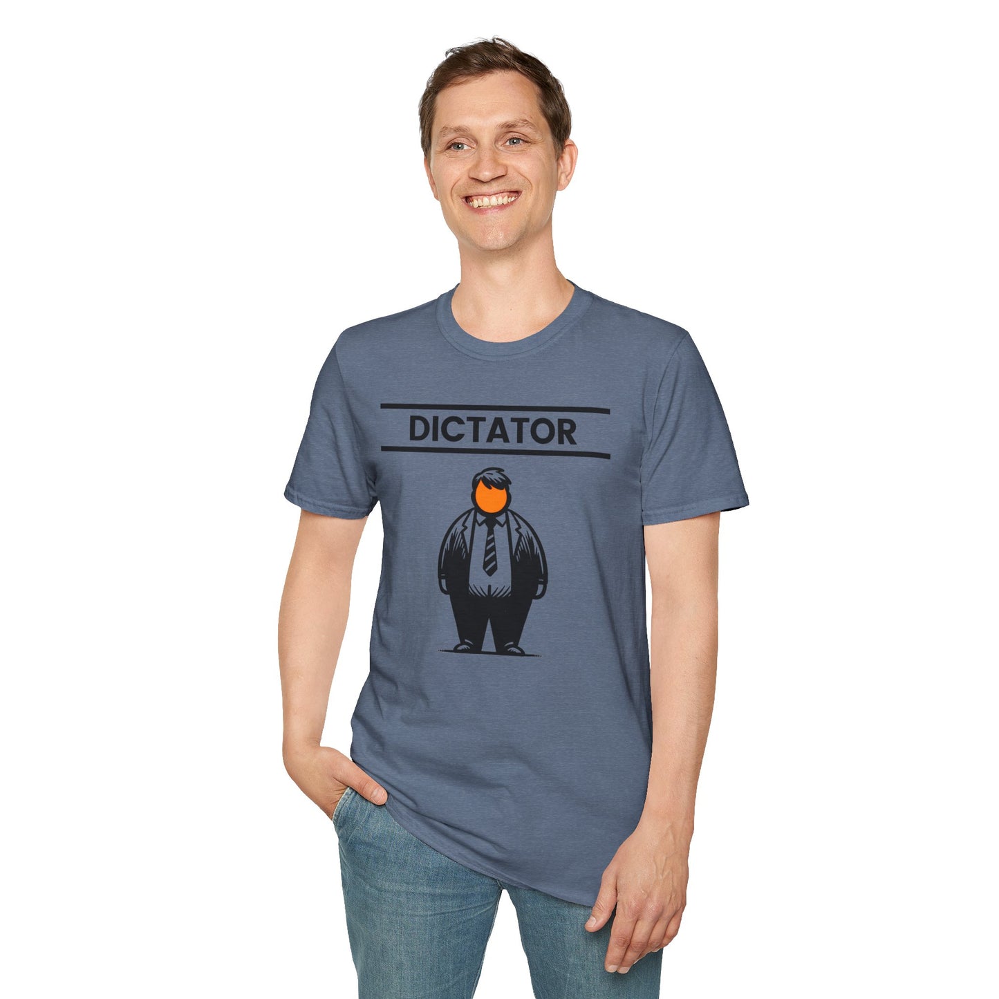 Orange Dictator t-shirt |unisex| Clear Political Statement Funny Caricature | He's Earned the Title