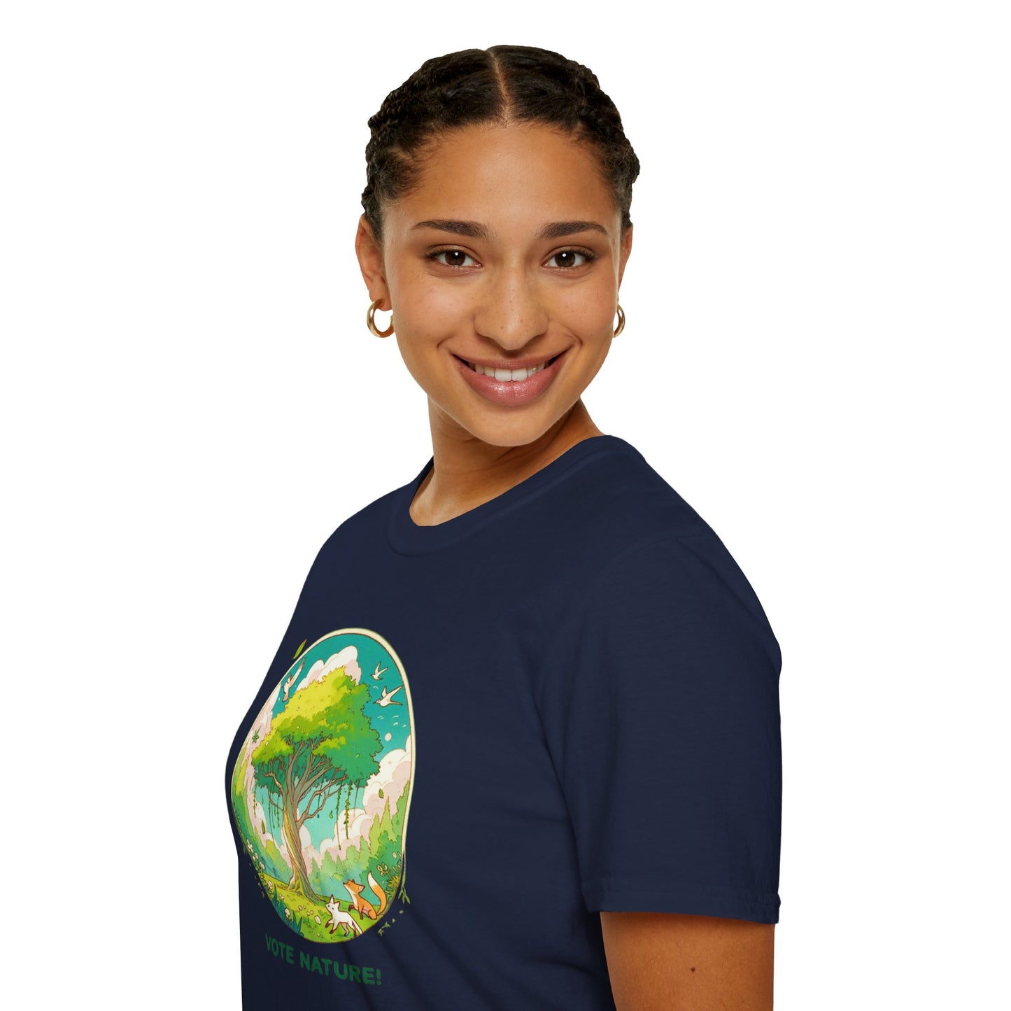 Vote Nature! Inspirational Statement Soft Style T-Shirt |unisex| Show You Care! Political Shirt!