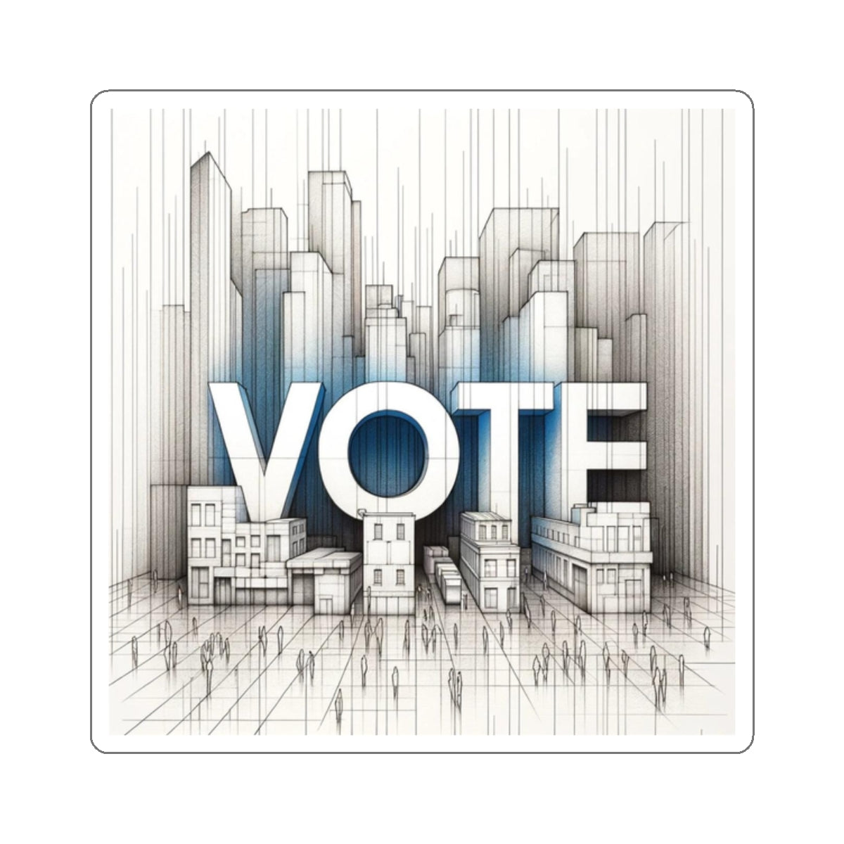 Vote Urban Sticker