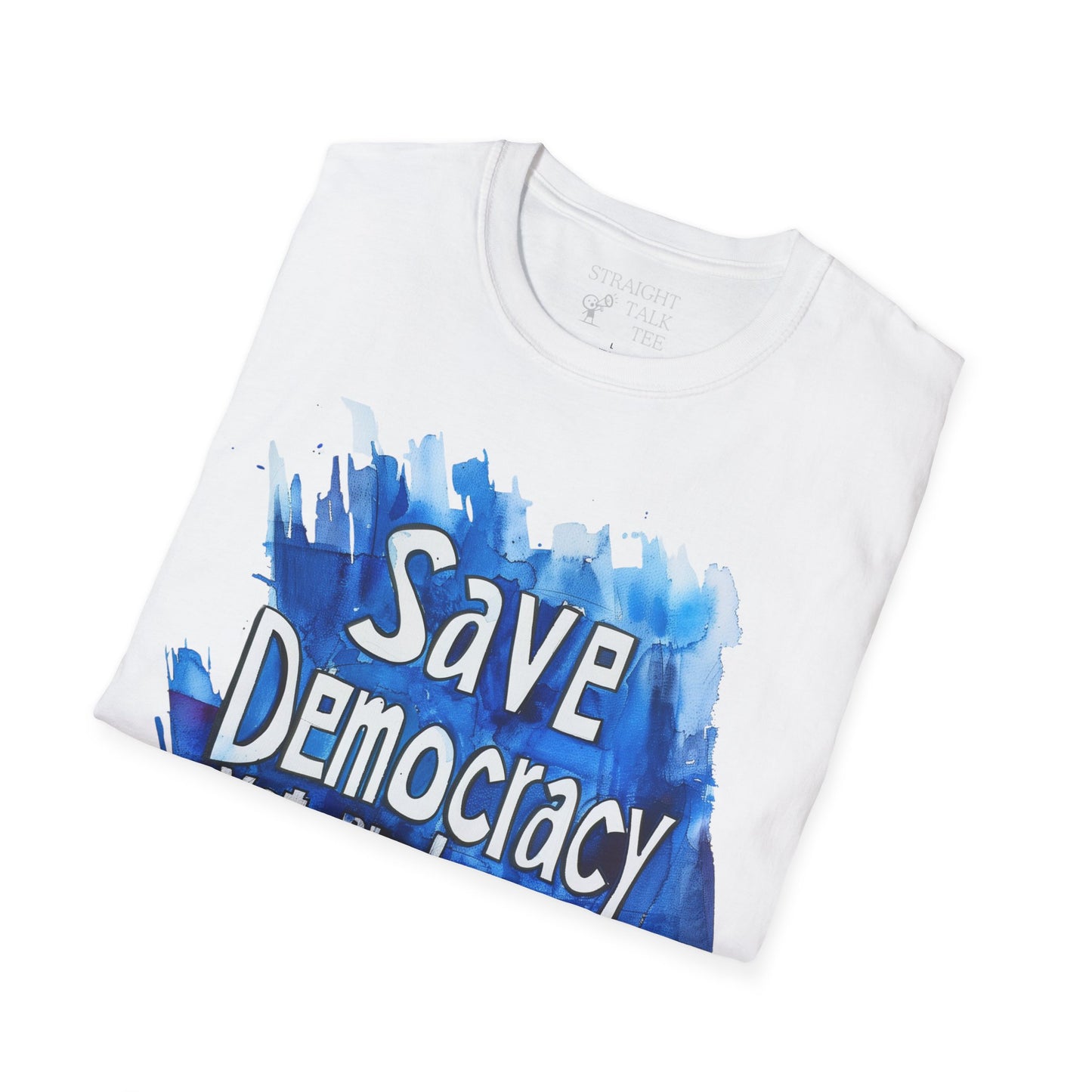 Save Democarcy Vote Blue t-shirt Speak Loudly and Save Democracy Political Shirt