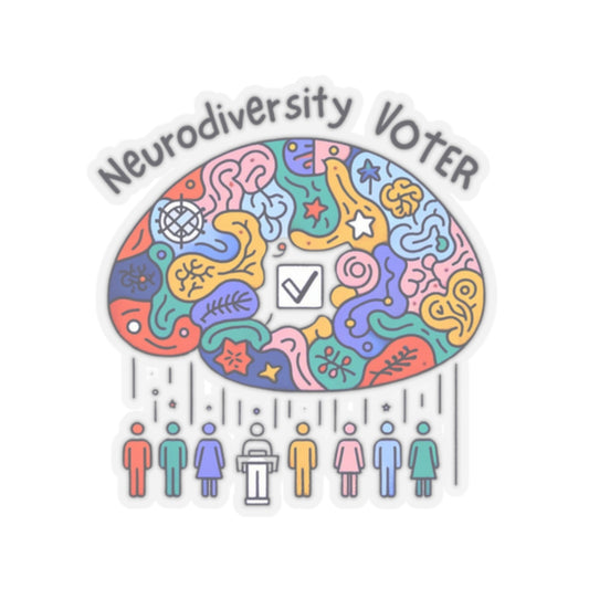 Neurodiversity Voter Stickers