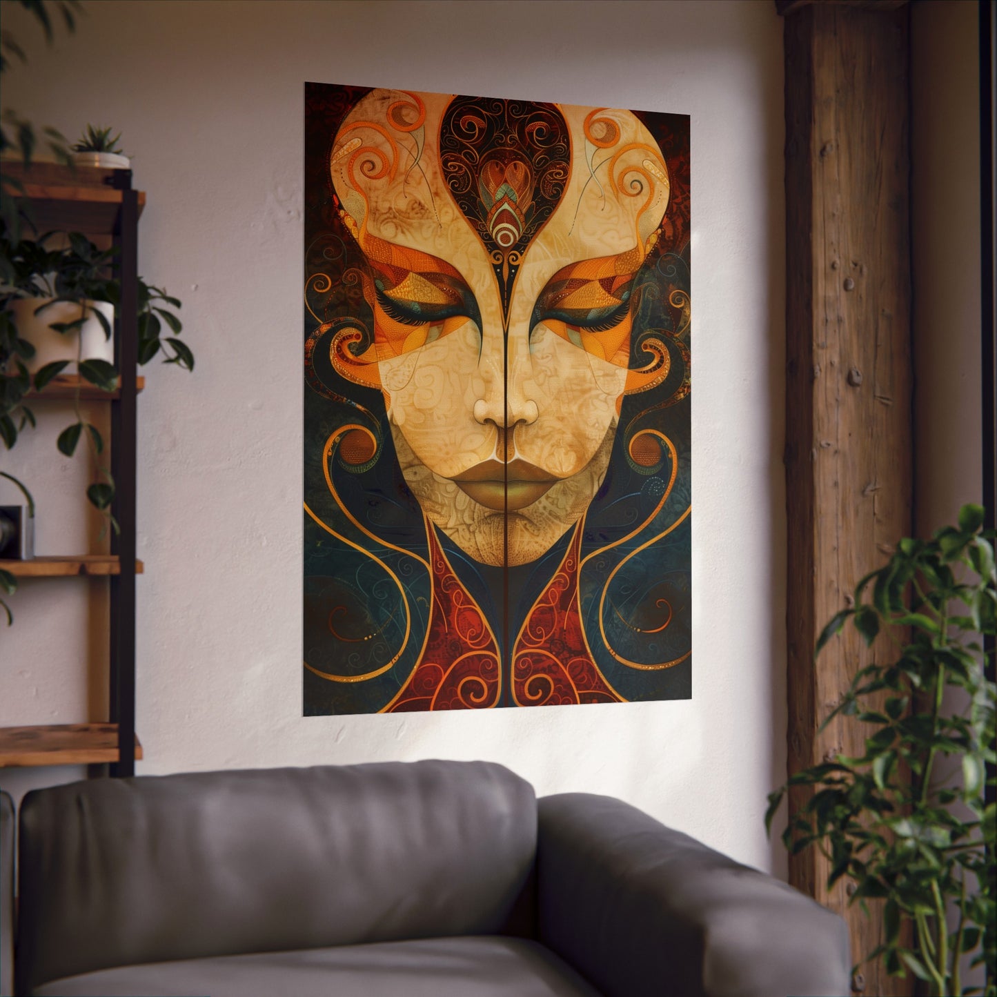 Serene Neurodivergent Matte Wall Art Poster for Home Office and Dorm Decor