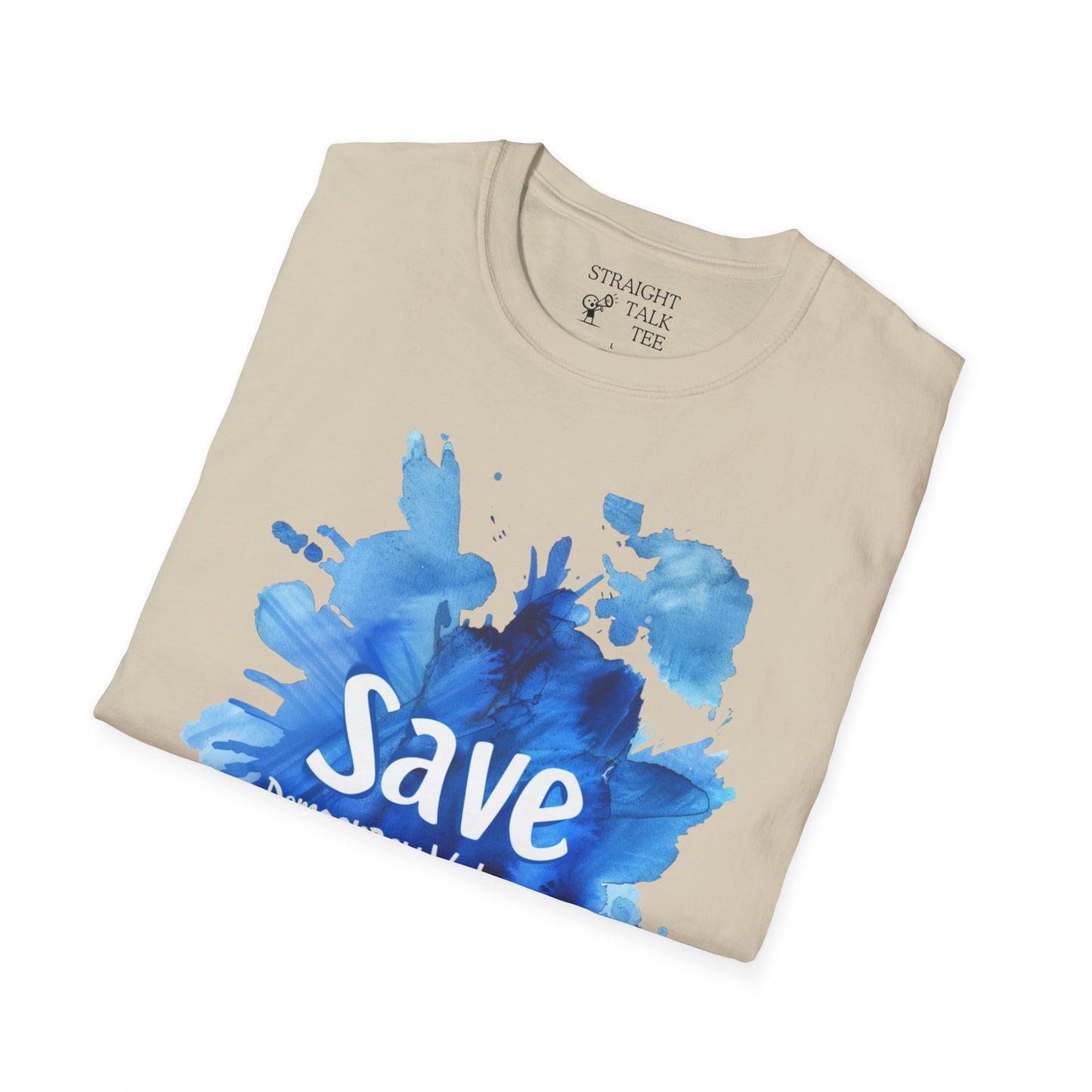 Save Democracy Vote Blue! Statement Soft-Style t-shirt |unisex| Political Shirt Show you Care! Activism, Inspire Others and Speak Your Mind