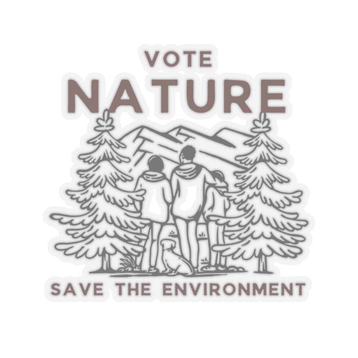 Vote Nature Sticker