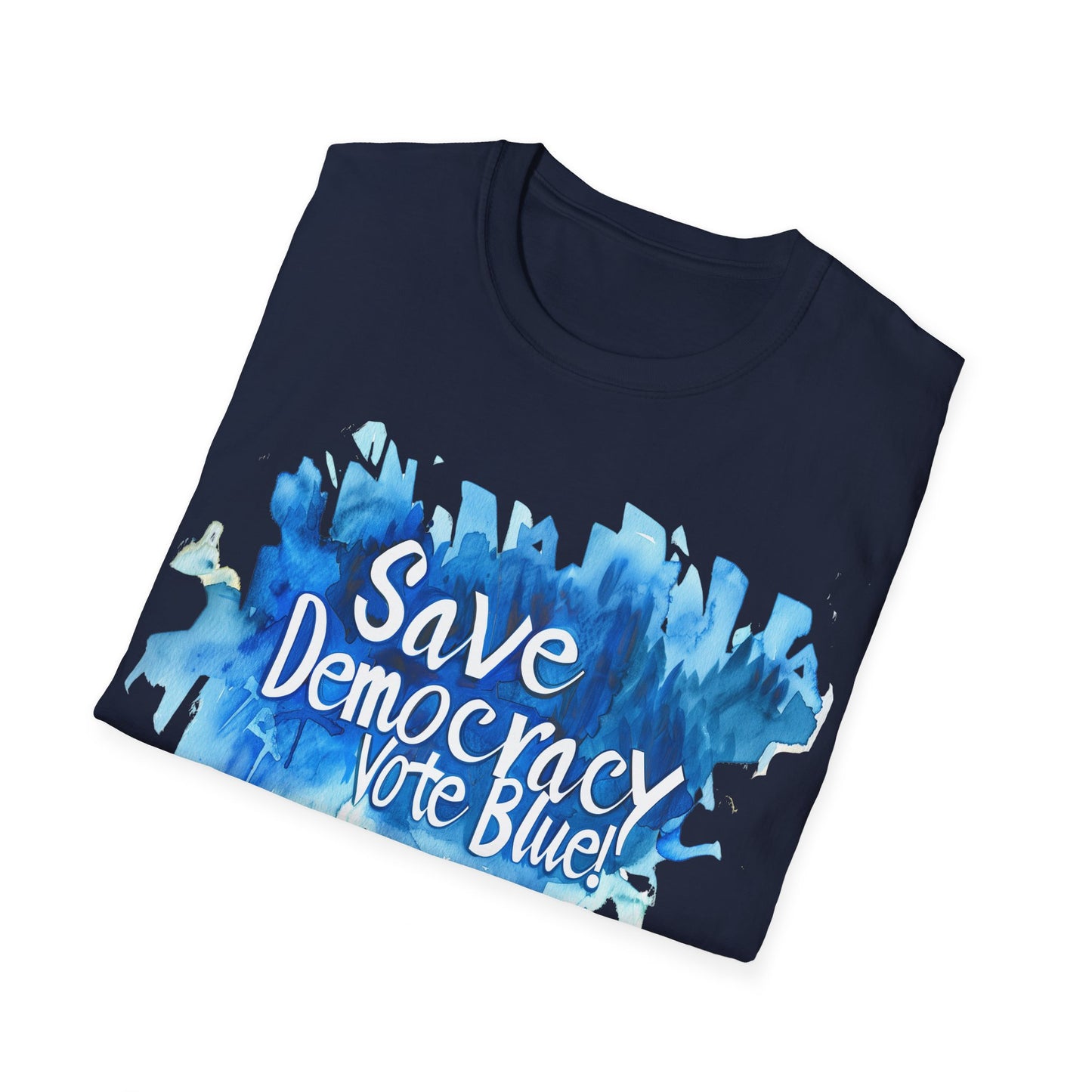 Save Democarcy Vote Blue t-shirt Political Statement Shirt