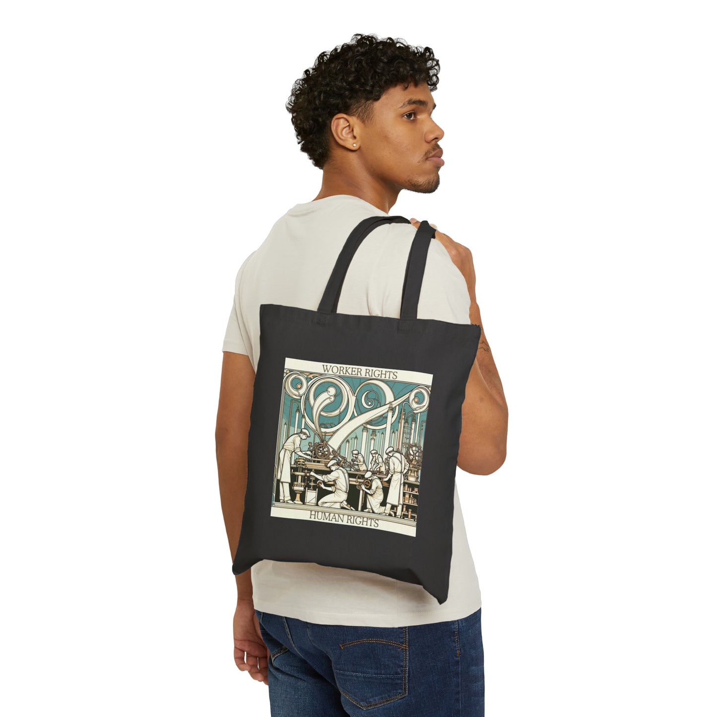 Worker Rights Human Rights (Canvas Tote Bag)