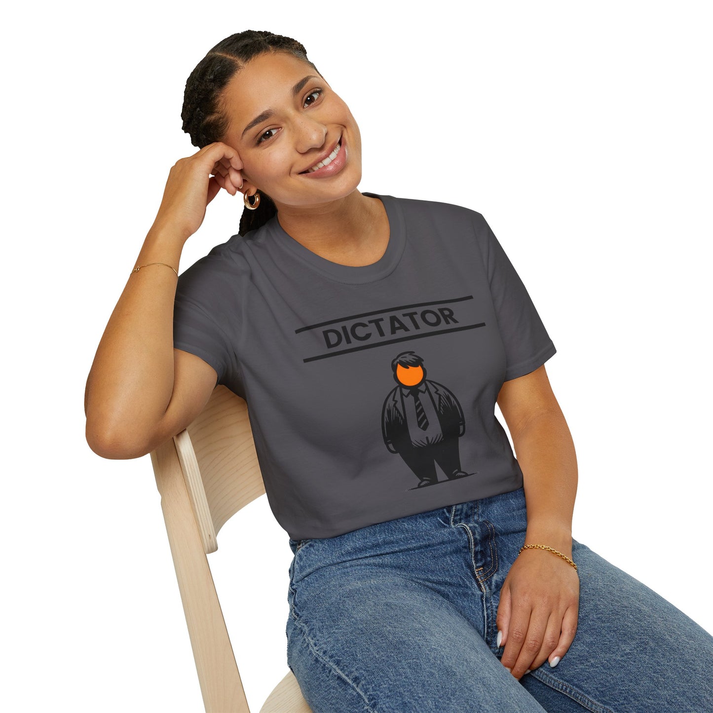 Orange Dictator t-shirt |unisex| Clear Political Statement Funny Caricature | He's Earned the Title